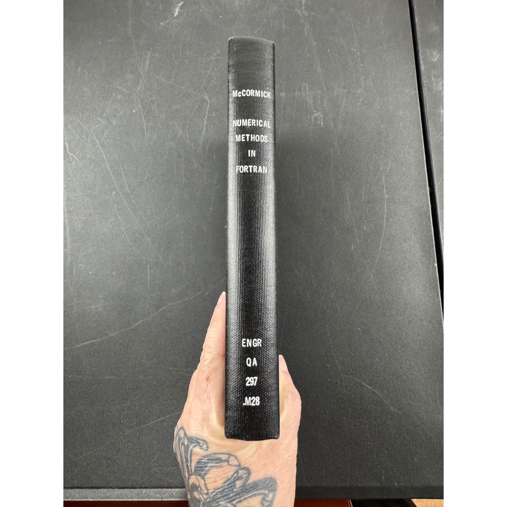 Numerical Methods in FORTRAN McCormick Salvadori 1965 Hardcover Math Book